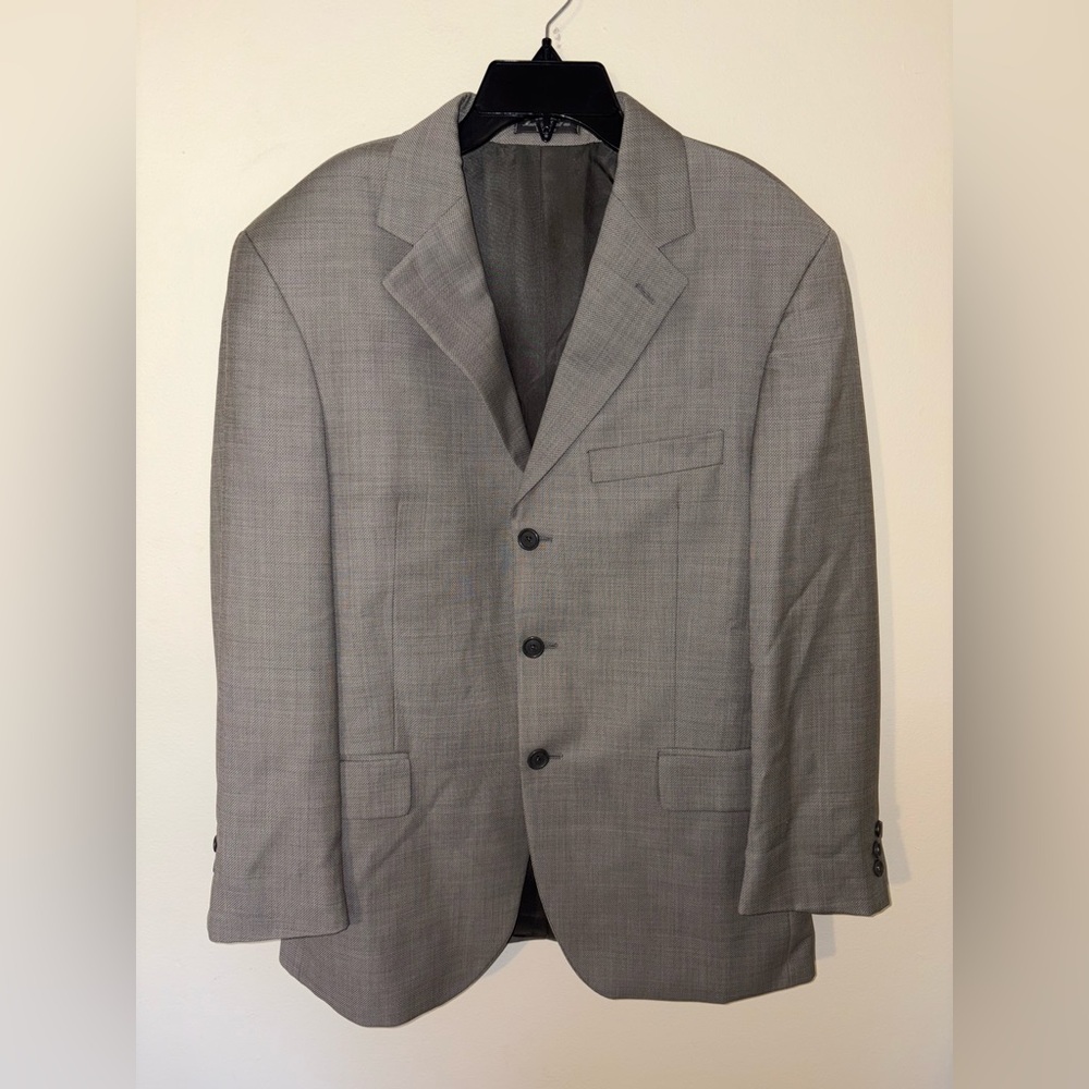 Mens Bachrach Full Suit Grey